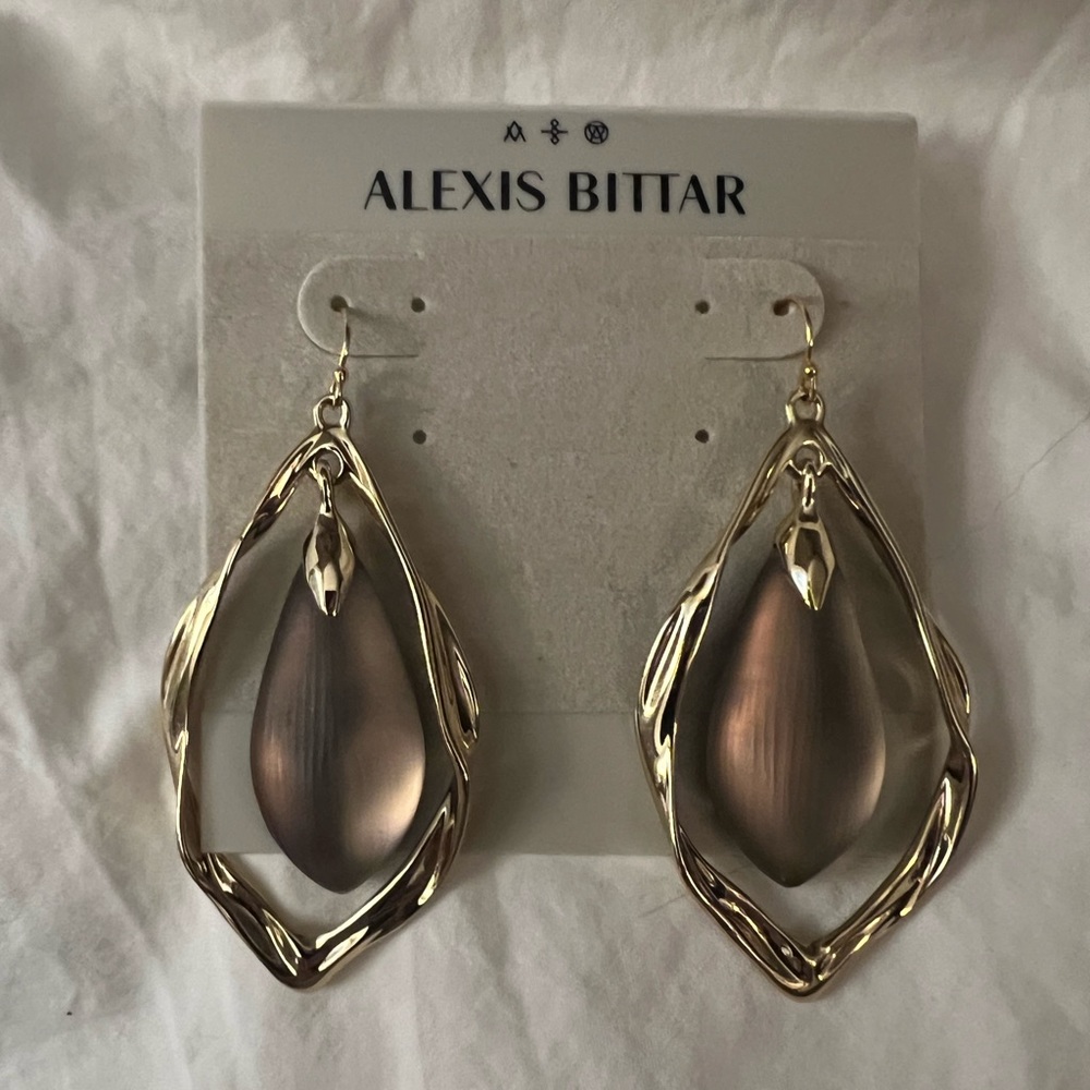 EUC Alexis Bittar tear drop earrings